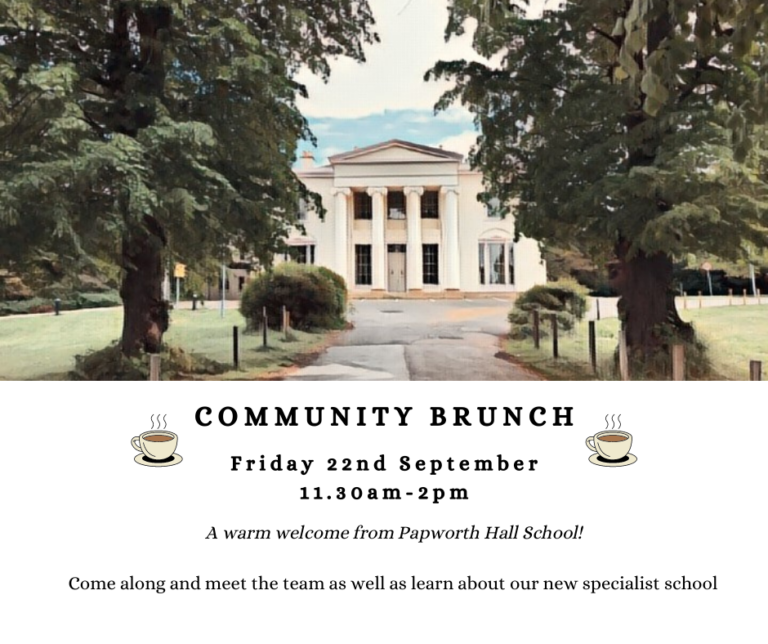 Community Brunch - Papworth Hall School